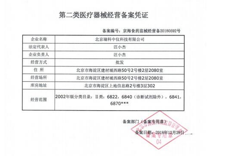 醫(yī)療器械經(jīng)營